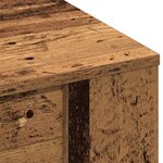 vidaXL Table basse Bois Ancien 102 x 55 x 45 cm Bois d'ingénierie