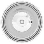 vidaXL Lavabo 32 5 x 14 cm Céramique Argenté