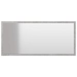 vidaXL Ensemble de meubles de salle de bain 2 Pièces gris béton