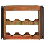 vidaXL Étagère à vin Marron 100 x 45 x 33 cm Bois récupéré massif