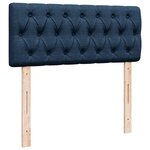 vidaXL Lit ottoman avec matelas bleu 120x200 cm tissu