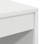 vidaXL Bureau d'écriture Blanc Bois d'ingénierie 70 x 50 x 76 cm