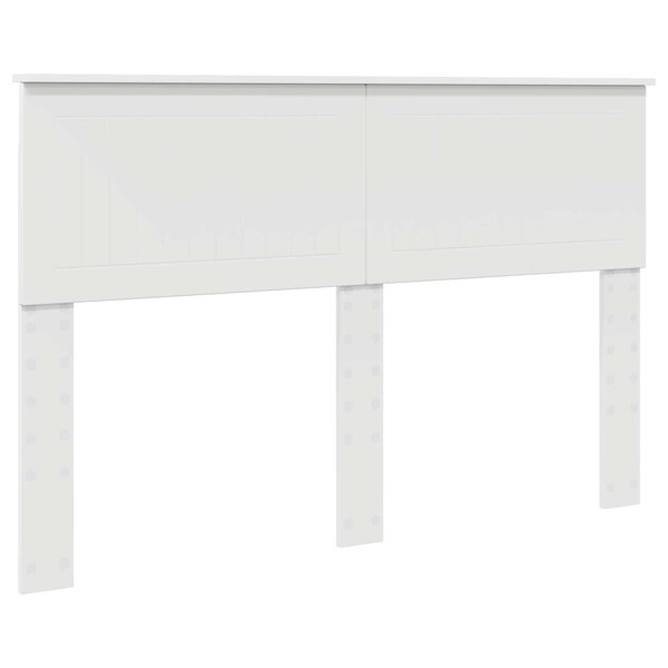 vidaXL Tête de lit Blanc 140 cm Bois d'ingénierie