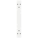 vidaXL Pieds de table basse 2 pièces Blanc 60 x (30-31 3) cm Acier