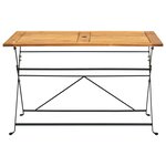 vidaXL Ensemble à manger d'extérieur pliable 7Pièces Bois d'acacia solide