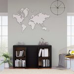 vidaXL Buffet Noir 120x36x69 cm Bois d’ingénierie