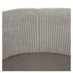 Piscine ronde 90x30 cm velours côtelé beige