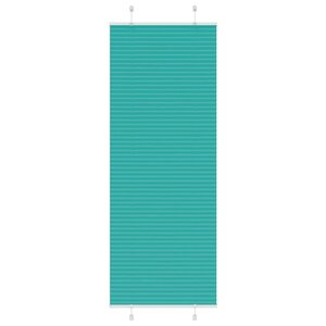 vidaXL Store plissé vert pétrole 75x200 cm largeur du tissu 74 4 cm