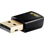 Asus usb-ac51 adaptateur wi-fi / clé wi-fi / dongle wi-fi usb 2.0 wi-fi ac 600 mbps double bande