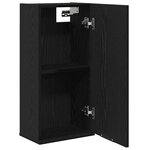 vidaXL Armoire murale Chêne noir 32x20x67 cm Bois d'ingénierie