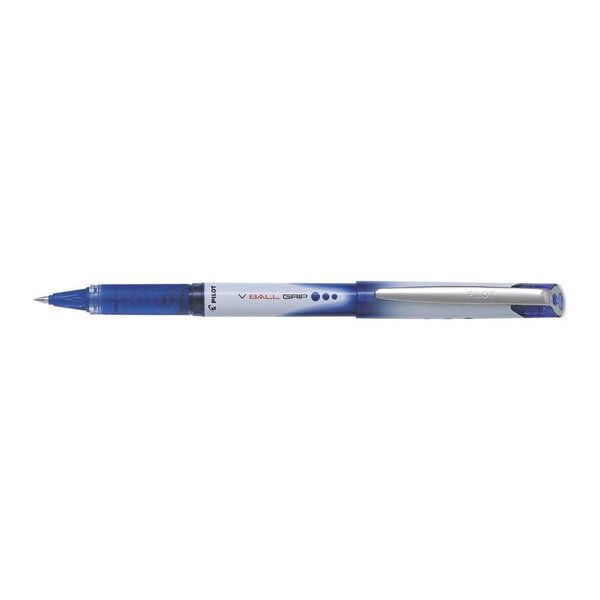 Stylo roller V-Ball Grip 05 encre liquide Pointe Fine Bleu x 12 PILOT