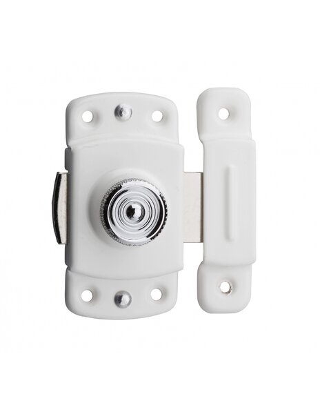 THIRARD - Verrou pour porte d'ameublement  35mm  blanc