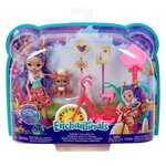 ENCHANTIMALS Danessa Biche a Vélo - Mini-poupée - 4 ans et +