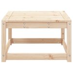 vidaXL Repose-pied de jardin bois de pin massif