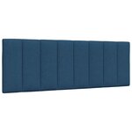 vidaXL Cadre de lit sans matelas Hanko bleu 120x200 cm tissu