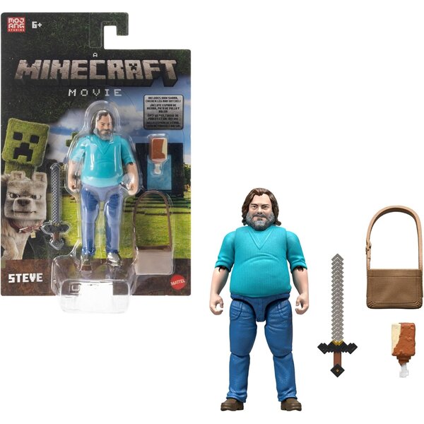 Mattel JFR57 - Minecraft - Figurine articulée Steve