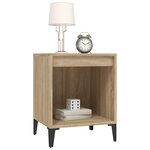 vidaXL Tables de chevet 2 Pièces Chêne sonoma 40x35x50 cm