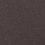 vidaXL Cadre de lit sans matelas marron foncé 100x200 cm tissu