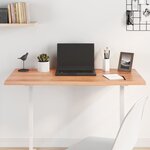 vidaXL Dessus de table marron clair 100x40x2 cm bois chêne traité