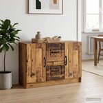 vidaXL Buffet Bois ancien 89 x 34 5 x 57 cm Bois d'ingénierie