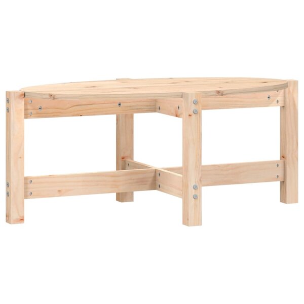 vidaXL Table basse 87x48x35 cm Bois massif de pin
