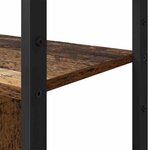 vidaXL Étagère Bois ancien 80 x 30 x 155 5 cm Bois d'ingénierie