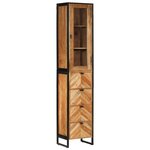 vidaXL Armoire de salle de bain 40x27x190 cm bois massif d'acacia