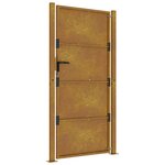 vidaXL Portail de jardin 105x180 cm acier corten