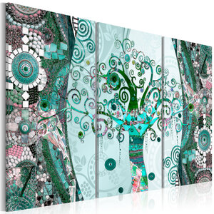 Tableau - emerald tree l x h en cm 90x60