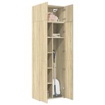 vidaXL Armoire de rangement chêne sonoma 70x42 5x225 cm