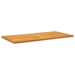 vidaXL Plateau de table Huile Naturelle 100 x 50 x 2 cm