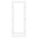 vidaXL Support pour bois de chauffage Blanc 41x25x100 cm Bois de pin