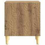 vidaXL Table de chevet 2 pièces Chêne artisanal 43 x 34 5 x 50 cm