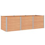 vidaXL Jardinière surélevée Marron 300 x 100 x 91 cm