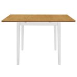 vidaXL Mobilier de salle à manger 5 Pièces MDF Blanc