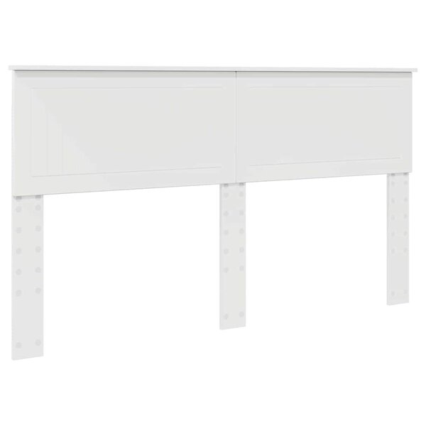 vidaXL Tête de lit Blanc Brillant 160 cm Bois d'ingénierie