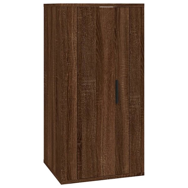vidaXL Meuble TV mural Chêne marron 40x34 5x80 cm