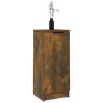 vidaXL Buffet Chêne fumé 30x30x70 cm Bois d'ingénierie