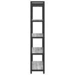 vidaXL Bibliothèque Sonoma gris 80 x 30 x 153 cm Bois d'ingénierie