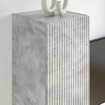 vidaXL Meuble TV mural 2 Pièces Béton 30 x 31 x 100 cm Bois d'ingénierie