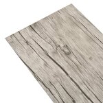 vidaXL Planches de plancher PVC Non auto-adhésif 4 46m² 3mm Gris clair