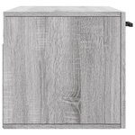 vidaXL Armoire murale sonoma gris 80x36 5x35 cm bois d'ingénierie