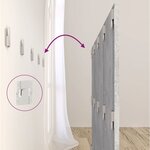 vidaXL Tête de lit Gris béton 160x1 5x80 cm Bois d'ingénierie