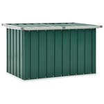 vidaXL Boîte de rangement de jardin Vert 109x67x65 cm