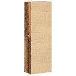 vidaXL Highboard Bois Ancien 60 x 35 x 180 cm Bois d'ingénierie