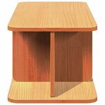 vidaXL Table basse Marron cire 80 x 39 5 x 33 5 cm Bois massif en pin
