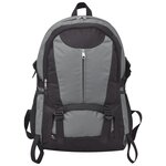 vidaXL Sac à dos de randonnée 40 L noir et gris