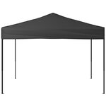 vidaXL Tente de réception pliable Anthracite 3x3 m