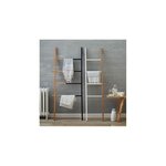 Porte serviette échelle extensible blanc/naturel