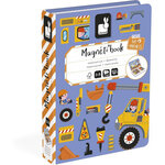 Jeu éducatif - Magnéti'Book - Chantier - 50 magnets + 18 modèles - Invente des histoires - Janod
